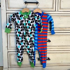 Set of 2 Hanna Andersson Onesie PJs